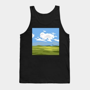 Sky With Clouds Countryside Cloud Tank Top